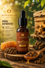 Doğal Alkolsüz Propolis Damlası Su Bazlı (20 ml)