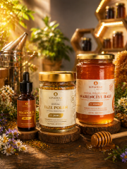 Doğal Arı Ürünleri Tanışma Paketi Propolis Polen ve Narenciye Balı Seti